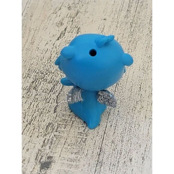 SML mini blue purple bear doll accessory Wing glitter toy figure - Picture 3 of 4